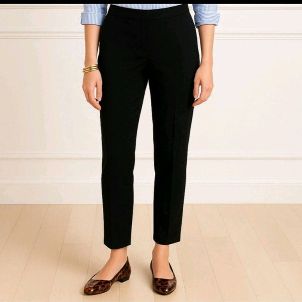 Talbots Black Chatham Dress Ankle Pants Size 10